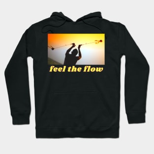 Feel the Flow Poi Jonglage Artist Hoodie